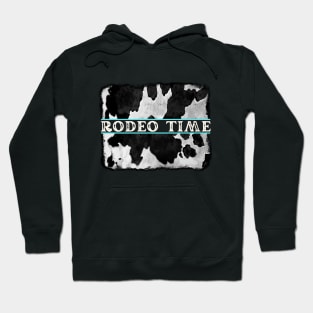 Rodeo Time Cowhide Print Hoodie